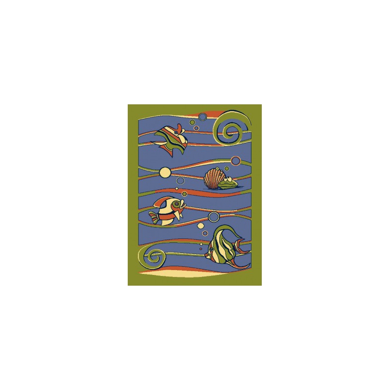 Dywan  Rybki – zieleń    3 x 4 m