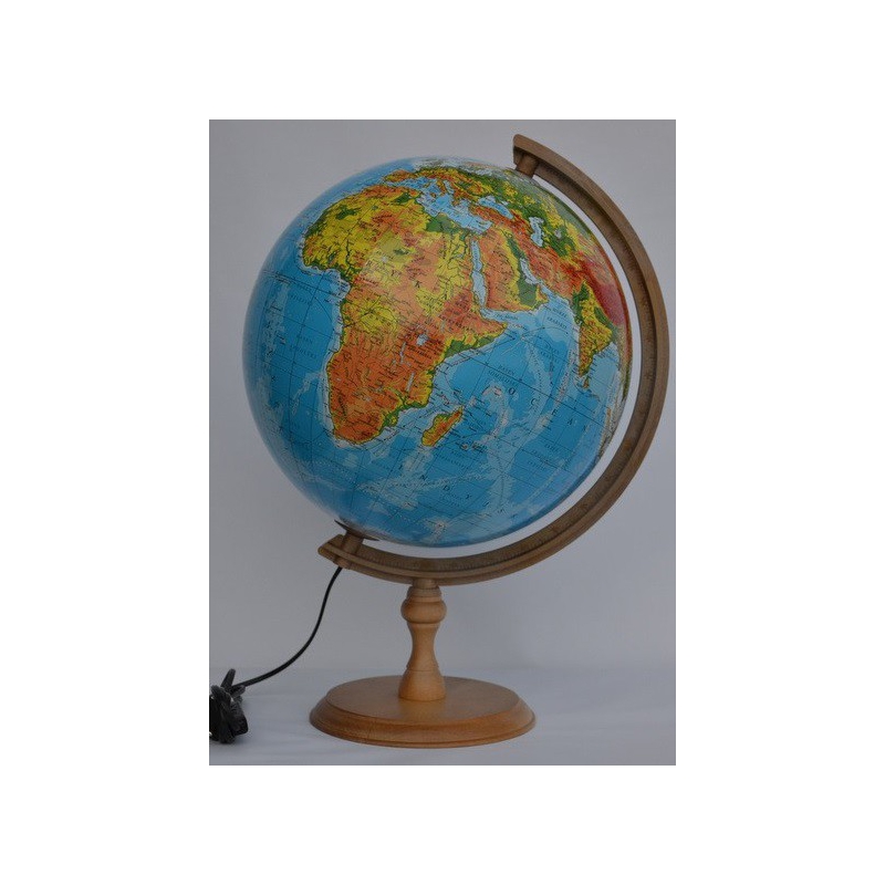 Globus fizyczny podświetlany śr. 32 cm 